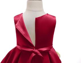 img 1 attached to 🎄 Girls' Christmas Birthday Dresses for Toddler Pageants - Clothing