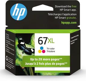 img 4 attached to High-yield Ink Cartridge HP 67XL Tri-color for HP DeskJet 1255, 2700, 4100 Series, HP ENVY 6000, 6400 Series | Instant Ink Eligible | 3YM58AN