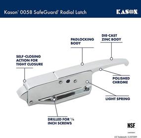 img 1 attached to Kason 0058 Safeguard Radial Latch with Light Spring: Secure Your Equipment with 10058L05021 Model