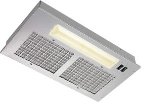 img 4 attached to Silver Broan Aluminum Power Pack Insert: Kitchen Stove Exhaust Fan & Light Combo, 8.0 Sones, 250 CFM