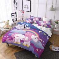 enhance kids' home store with jessy home unicorn comforter - ultimate protection and comfort guaranteed! logo