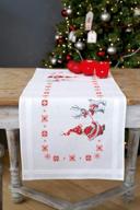рождественский салфетница vervaco с нашитым швом логотип