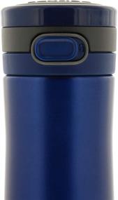 img 1 attached to 🥶 Contigo 20oz Glacier Stainless Steel Water Bottle - Midnight Blue, 18-Hour Cold Retention