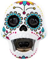 bigmouth inc. sugar skull bottle opener - quirky 🍾 wall mounted opener, unique bar accessory - perfect gift idea! логотип