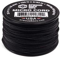 atwood rope mfg micro utility cord 1.18mm x 125ft reusable spool for tactical nylon/polyester fishing gear, jewelry making, and camping accessories logo