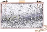 jevenis transparent sequins cross body multicoloured women's handbags & wallets logo