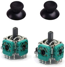 img 2 attached to 🎮 Enhance Your Xbox One Gaming Experience with Yoogeer 2Pcs 3D Controller Joystick Axis Analog Sensor Module & ThumbStick