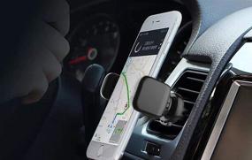 img 2 attached to Link-Shine Smart Cellphone Wireless Charger Pad Holder 📱 for Car: Ultimate 3-in-1 Universal Phone Mount for Smartphones