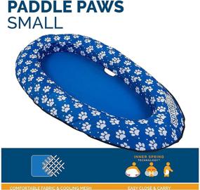 img 3 attached to 🐶 SwimWays Spring Float Paddle Paws Dog Pool Float - Small: Perfect for Dogs up to 65 lbs!