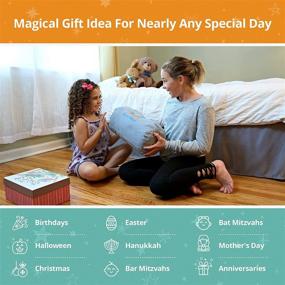 img 1 attached to 🌟 Glow in The Dark Throw Blanket - Soft Blanket Provides 6+ Hours of Glowing Fun & Helps Kids Feel More Secure - Ideal Gifts for Boys, Girls, Women and Grandkids - 60x50 Inches