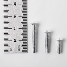 img 2 attached to 🔩 Bates Assorted Size Wall Plate Screws - 75 Pack, White Outlet Cover Screws, Long Electrical Outlet Screws for Optimal Flexibility and Convenience