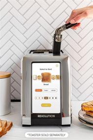 img 2 attached to 🍔 Enhance Your Revolution Toaster with the Ultimate Panini Press Accessory: Create Paninis, Melts, Quesadillas, and More!