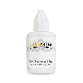 img 4 attached to LASHVIEW Professional Gel Remover: Fast-Acting Eyelash Extension Removal - Clear, 15ml