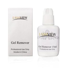 img 3 attached to LASHVIEW Professional Gel Remover: Fast-Acting Eyelash Extension Removal - Clear, 15ml