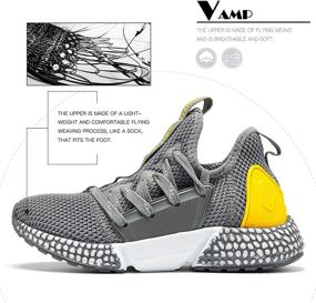 img 1 attached to Sneakers Lightweight Athletic Running Walking Sports & Fitness for Running