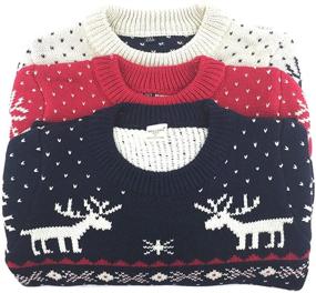 img 2 attached to 🎅 MULLSAN Children's Cute Christmas Sweater - Perfect Gift for Holidays!