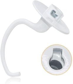 img 4 attached to 🍞 Coated Anti-stick Dough Hook Replacement for KitchenAid Mixer KSM150 KSM90 K45 KSM5 KSM500 - Tilt Head Stand Mixers 4.5/5.0 Quart Bowl