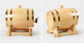 img 3 attached to 🍾 LeYin 3L Pine Barrel, Ideal for Bulk Aging Your Own Whisky, Beer, Wine, Rum, Tequila, Blending & Enhancing Flavors