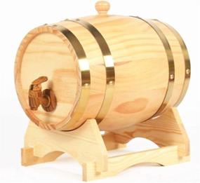 img 4 attached to 🍾 LeYin 3L Pine Barrel, Ideal for Bulk Aging Your Own Whisky, Beer, Wine, Rum, Tequila, Blending & Enhancing Flavors