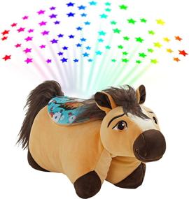 img 4 attached to 🐴 Spirit Riding Free Sleeptime Lite Pillow Pets - 11” Stuffed Animal Plush Nightlight by NBCUniversal