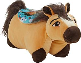 img 3 attached to 🐴 Spirit Riding Free Sleeptime Lite Pillow Pets - 11” Stuffed Animal Plush Nightlight by NBCUniversal