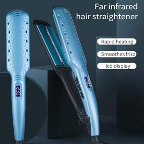 img 3 attached to Professional Straightener Tourmaline Straightening 250 450°F