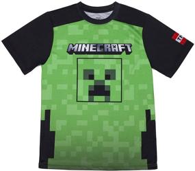 img 3 attached to 🎮 Minecraft Creeper Атлетическая Геймерская Одежда: мужская графическая майка и футболки