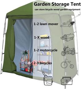 img 3 attached to Storage Waterproof Backyard Buildings Reusable Storage & Home Organization