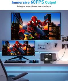 img 2 attached to 🎮 4K HDMI Audio Video Capture Card: Game Live Streaming & Recording for Nintendo Switch/PS4/Xbox One/OBS/Camera/PC/Conference - Supports 1080P 60FPS