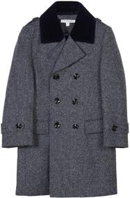 img 2 attached to Isaac Mizrahi CT1011 Breasted Peacoat Boys' Clothing in Jackets & Coats