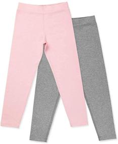 img 4 attached to Lucky Me Organic Cotton Leggings Girls' Clothing and Leggings