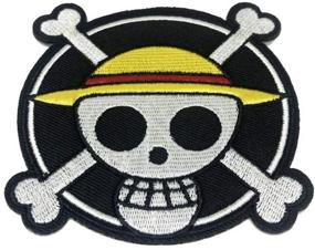 img 1 attached to 🏴 OYSTERBOY One Piece Straw HAT Pirate Embroidered Patch: Ultimate Consolidation!