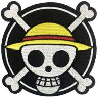 🏴 oysterboy one piece straw hat pirate embroidered patch: ultimate consolidation! logo