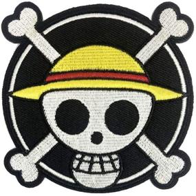 img 2 attached to 🏴 OYSTERBOY One Piece Straw HAT Pirate Embroidered Patch: Ultimate Consolidation!