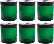 ♻️ refillable pet plastic jars in green logo