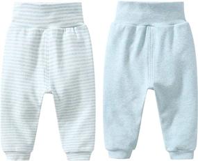 img 4 attached to Infant Pants Winter Clothes Months Apparel & Accessories Baby Boys