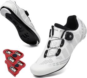 img 4 attached to Molilingte Cycling Bicycle Compatible Cleats
