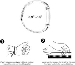 img 2 attached to 🎄 Jolook Silicone Replacement Wristband for Fibit Charge 5 - Festive Christmas Gadget!