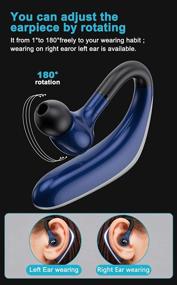 img 2 attached to 🎧 Ультимативный беспроводной наушник Bluetooth V5.0 - Время разговора 19 часов, водонепроницаемый, шумоподавление - Совместим с iPhone и Android