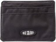 say goodbye to bulky wallets: introducing big skinny open sided mini skinny card slim wallet, holds up to 9 cards! logo