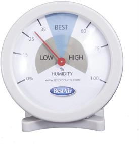 img 4 attached to 🌡️ Top-rated BestAir HG050-PDQ-4 Hygrometer, Humidistat Humidity Monitor, 4 Pack - Reliable Accuracy and Easy Monitoring, White