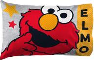 🛏️ super soft sesame street hip elmo pillowcase - authentic double-sided bedding for kids (official product) logo