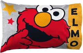 img 2 attached to 🛏️ Super Soft Sesame Street Hip Elmo Pillowcase - Authentic Double-Sided Bedding for Kids (Official Product)