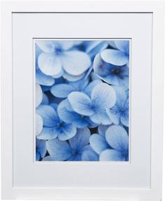 img 4 attached to 🖼️ Snap 16x20 Flat Double Mat for 11x14 Photo, Wall Mounted Picture Frame, 11x14, White