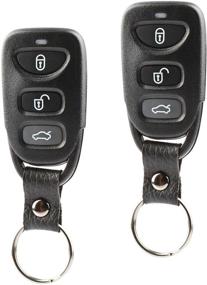 img 1 attached to 🔑 High-Quality Car Key Fob Keyless Entry Remote for 2011-2015 Hyundai Sonata (OSLOKA-950T), Set of 2
