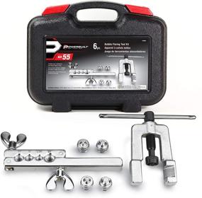 img 4 attached to 🔧 Powerbuilt 6 Piece ISO/Bubble Flaring Tool Set - 648990, Silver (SEO-Enhanced Version)