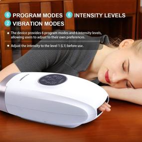 img 3 attached to ProActive Cordless Hand Massager - Shiatsu Hand Massager Machine with Heat Compression - 6 Modes 6 Levels Pressure Point Acupressure Therapy Massager for Hand and Wrist