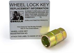 img 1 attached to 🦍 Gorilla Automotive 66641 Duplex Acorn Gorilla Guard Locks (14mm x 1.50 Thread Size) - 4-Pack