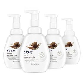 img 4 attached to 🌴 Dove Coconut & Almond Milk Foaming Hand Wash: Nourishing Cleanser for Clean, Soft Hands – 10.1 oz (4 Pack)