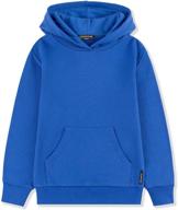 alwaysone brushed sweatshirt: perfect athletic pullover for boys' clothing logo